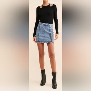 denim skirt